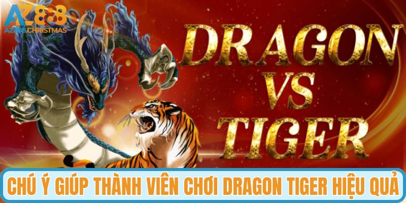Chú ý giúp thành viên chơi Dragon Tiger hiệu quả
