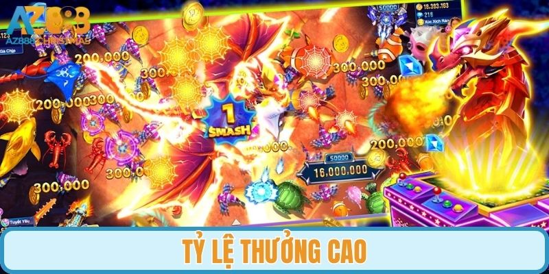 Tỷ lệ đổi thưởng cao